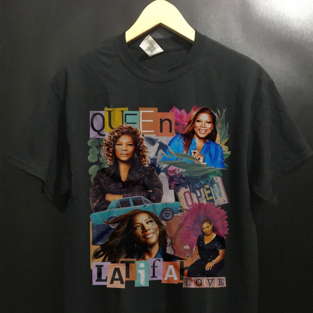 Queen Latifah - Unisex Black T-Shirt